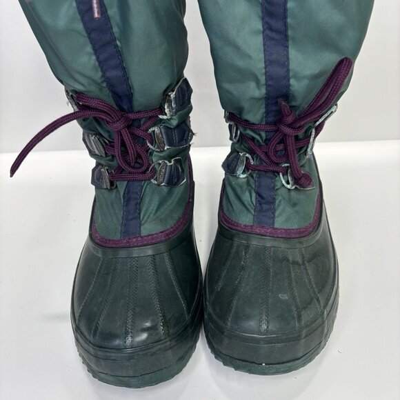 VTG 90s Sorel Womens Freestyle Tall Snow Boots Felt Liner Retro Gorpcore Sz 8 - Picture 5 of 11